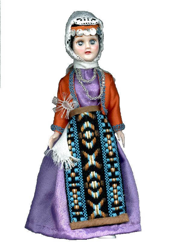 A.A.A. Collectible Armenian Dolls: Woman of City Van, 19th Century