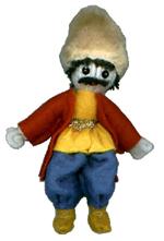 A.A.A. Collectible Raggedy Ann style Armenian Dolls: Man from Karabagh, made by  A.A.A. Armenian Dolls