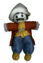 A.A.A. Collectible Raggedy Ann style Armenian Dolls: Man from Karabagh, made by G. G. Dolls